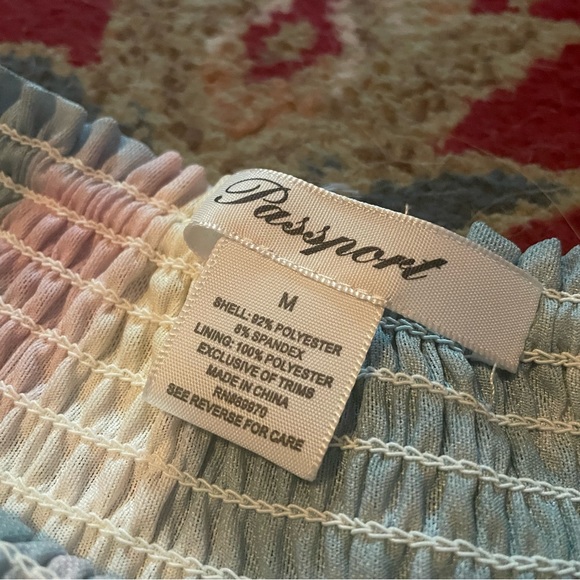 Pastel Flowy Tie Dye Short Skirt - Picture 4 of 4